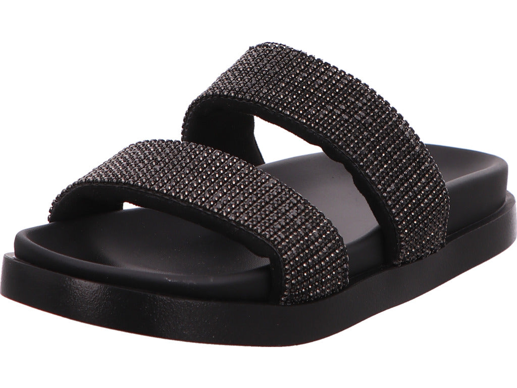 Rieker Damen Pantolette Revolution in schwarz