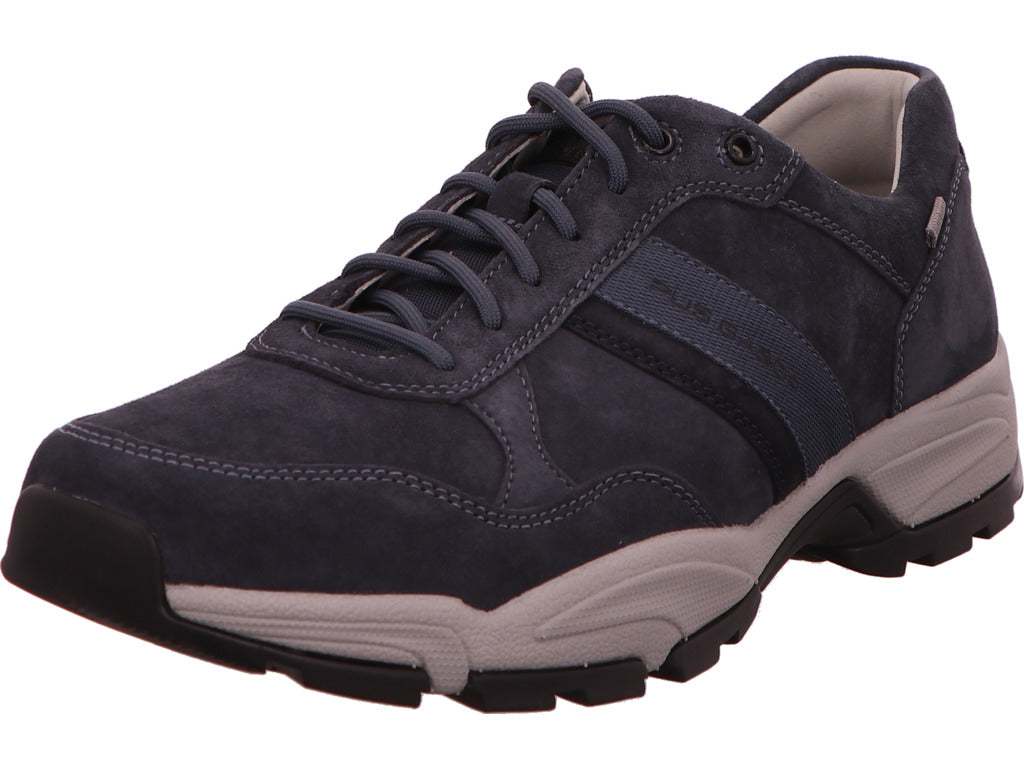 PIUS Gabor herensneakers in blauw-gecombineerde uitvoering