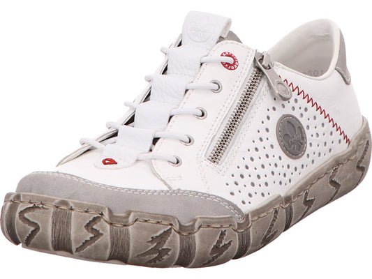 Rieker Damen Sneaker  in weiß-bunt-kombiniert