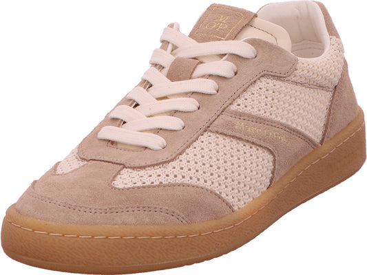 Marc O`Polo Damen Sneaker Court W 4M in beige-bunt-kombiniert