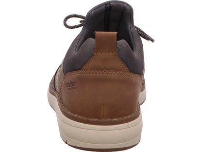 Rieker Herren Halbschuh  in braun-bunt-kombiniert