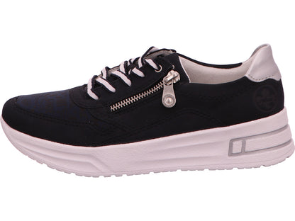 Rieker Damen Sneaker  in blau-bunt-kombiniert