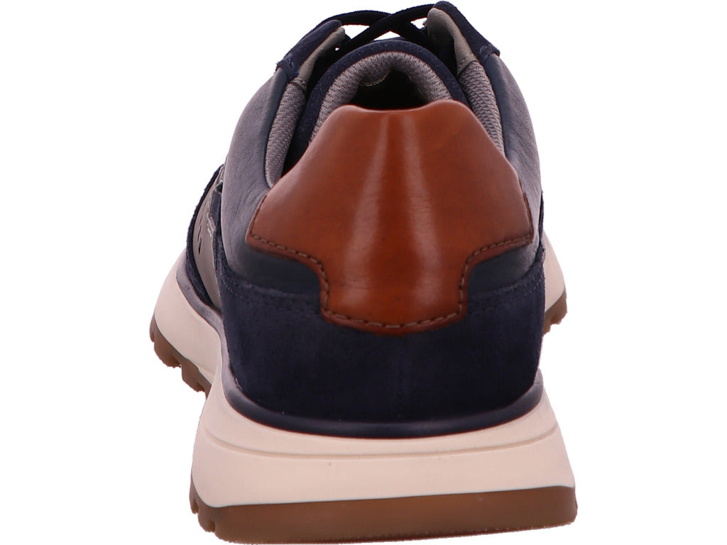 Bugatti Herren Sneaker  in blau-bunt-kombiniert