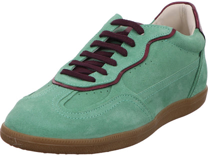 Lazamani damessneakers in een groen-multicolor combinatie