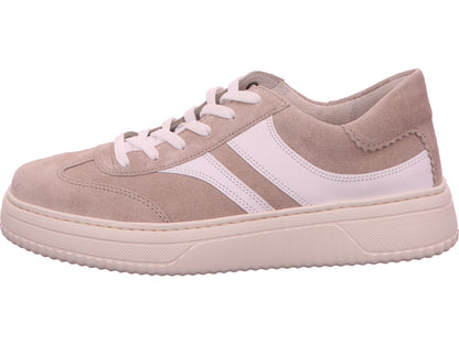 Gabor Comfort damessneakers in een beige-multicolor combinatie