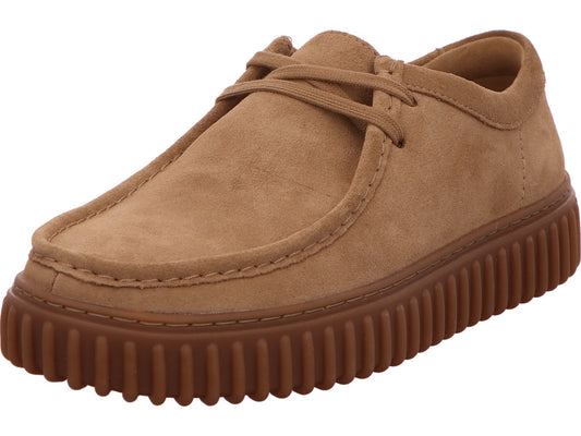 Clarks Herren Halbschuh  in dunkelbeige