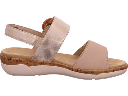 Remonte Damen Sandalette  in beige-kombiniert