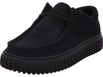 Clarks Herren Halbschuh Torhill Lo in schwarz