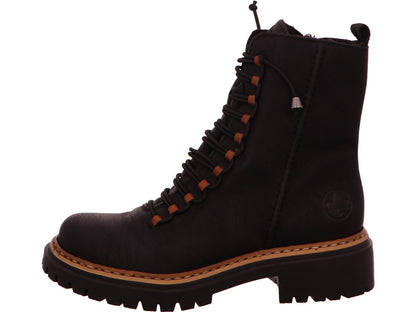 Rieker Damen Stiefel  in schwarz-bunt-kombiniert
