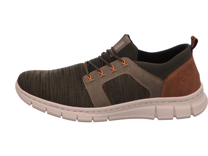 Rieker Herren Sneaker  in grün-bunt-kombiniert