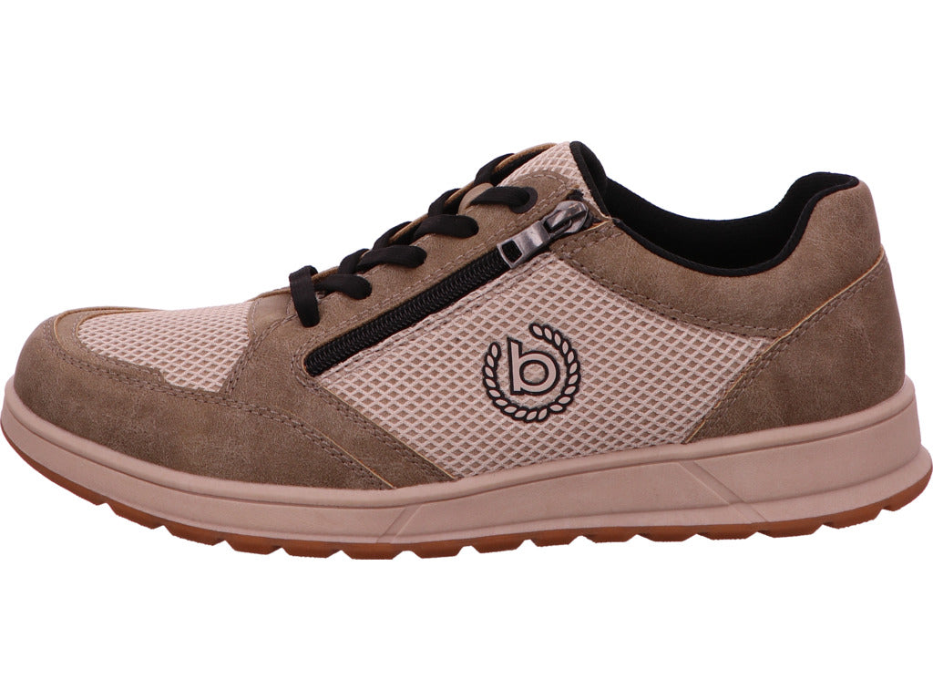 Bugatti Herren Sneaker  in beige-bunt-kombiniert