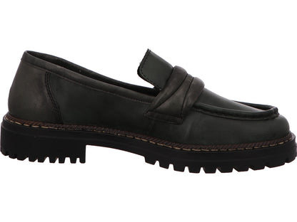 Rieker Damen Slipper  in grün-kombiniert