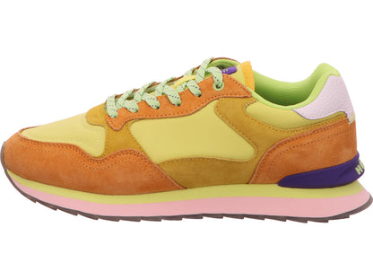 HOFF damessneakers Nairobi in een geel-multicolor combinatie