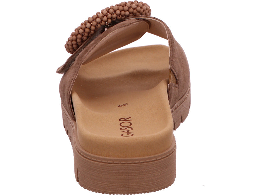 Gabor Damen Pantolette  in hellbraun