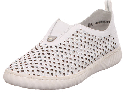 Rieker Damen Slipper  in weiß