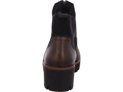 Rieker Damen Stiefel  in schwarz-bunt-kombiniert