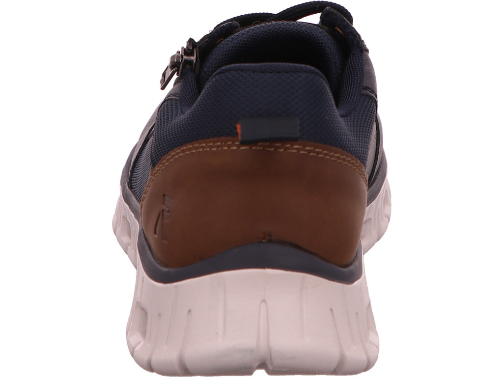 Rieker Herren Sneaker  in blau-bunt-kombiniert