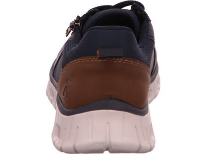Rieker Herren Sneaker  in blau-bunt-kombiniert