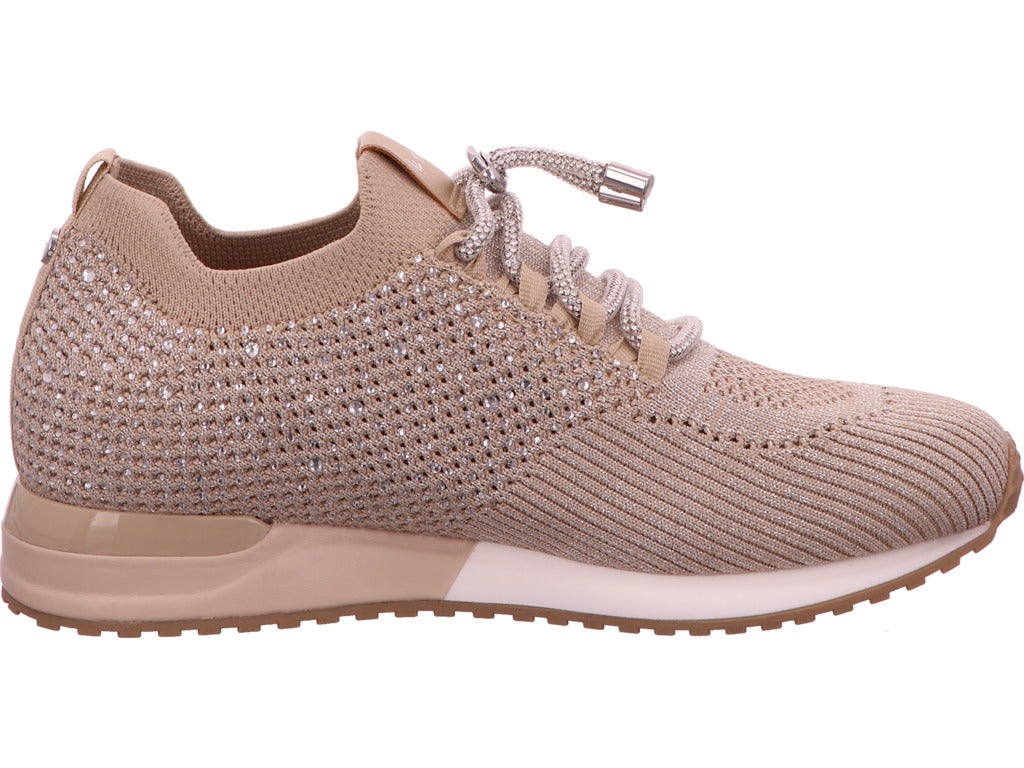 La Strada damessneakers in een beige en veelkleurige combinatie.