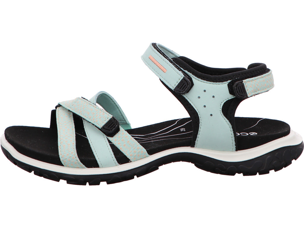Ecco Damen Sandalette Offroad Yucatan Slim in grün-bunt-kombiniert