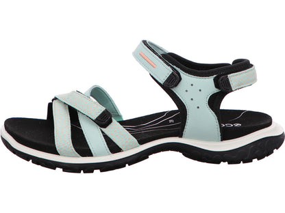Ecco Damen Sandalette Offroad Yucatan Slim in grün-bunt-kombiniert