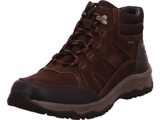 Josef Seibel Herren Stiefel Leroy 51 in braun-kombiniert