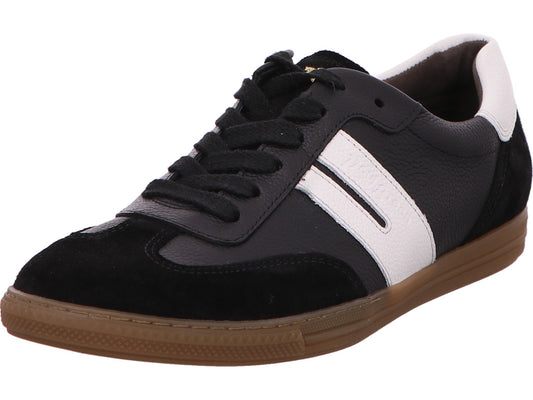 Paul Green damessneakers in een zwart-witte combinatie