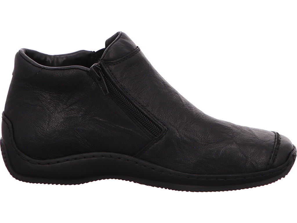 Rieker Damen Stiefel  in schwarz-bunt-kombiniert