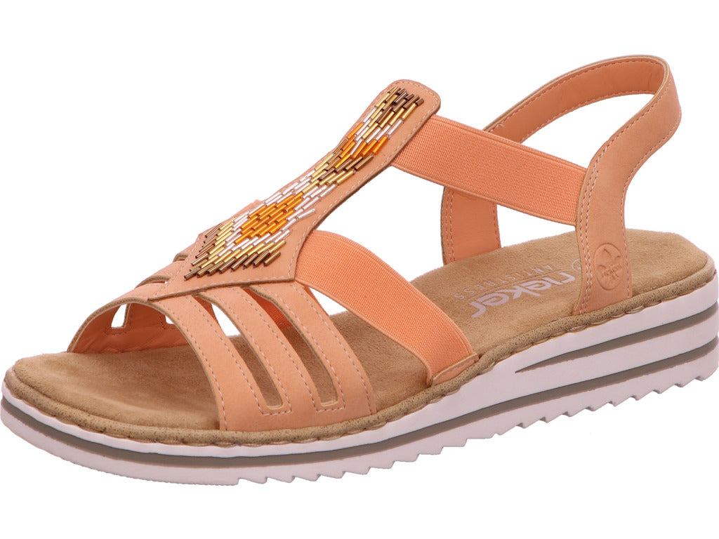 Rieker Damen Sandalette  in orange