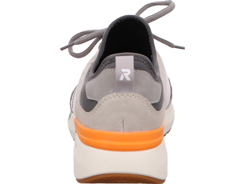Rieker herensneakers in een wit-meerkleurige combinatie