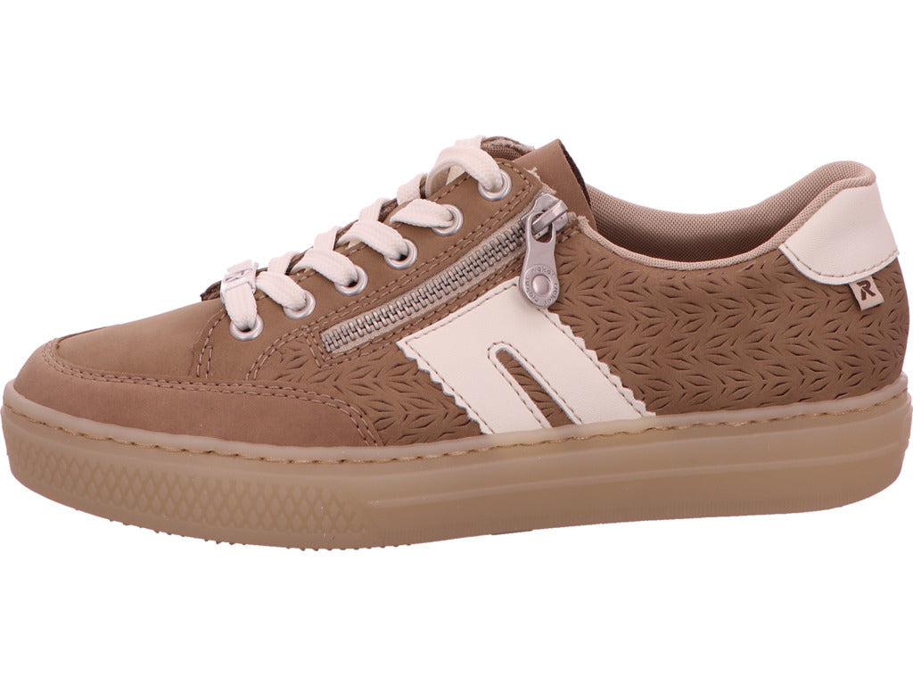 Rieker Damen Sneaker  in braun-bunt-kombiniert