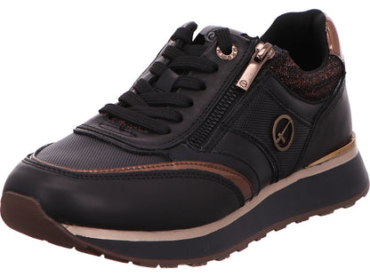 Tamaris Damen Sneaker  in schwarz-bunt-kombiniert