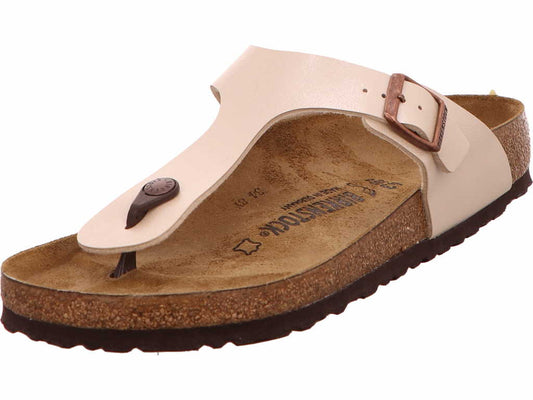 Birkenstock Damen Pantolette Gizeh in hellbeige