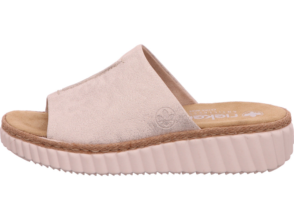 Rieker Damen Pantolette  in beige