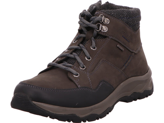 Josef Seibel Herren Stiefel Leroy 53 in grau-kombiniert