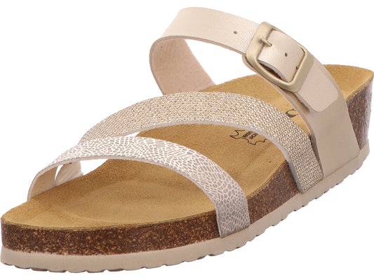 Longo Damen Pantolette  in weiß