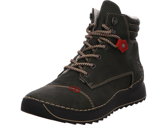 Rieker Damen Stiefel  in grün-bunt-kombiniert