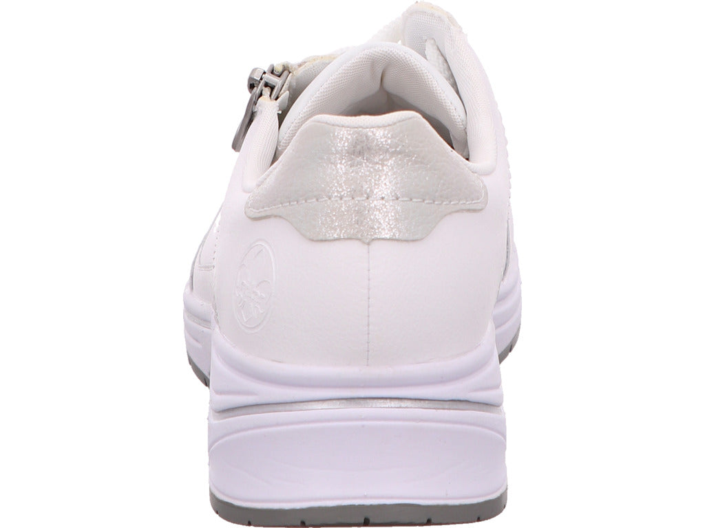 Rieker Damen Sneaker  in weiß-bunt-kombiniert