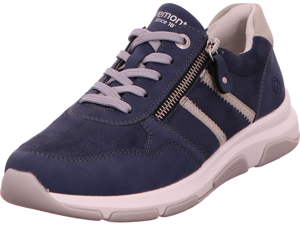 Remonte Damen Sneaker  in blau-bunt-kombiniert