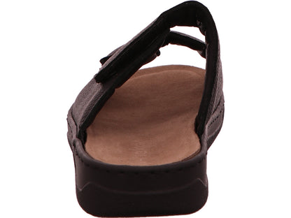 Rieker Herren Pantolette  in schwarz