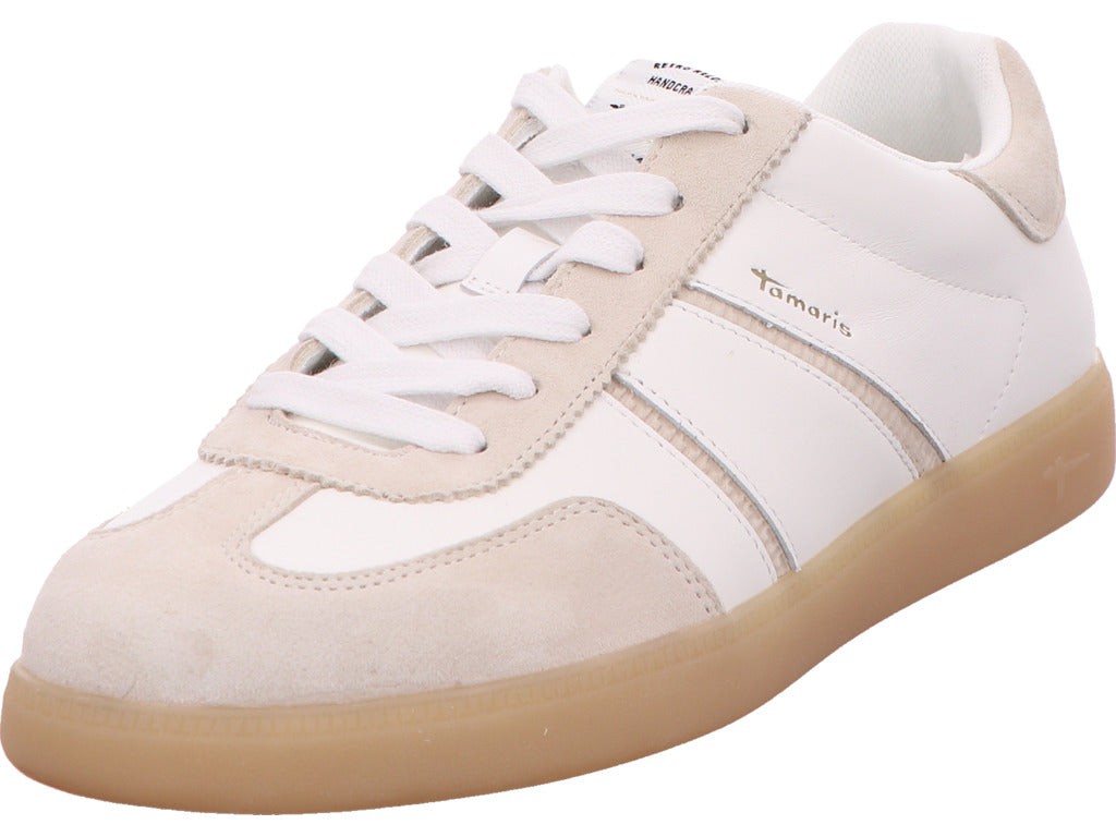 Tamaris Damen Sneaker  in weiß-bunt-kombiniert