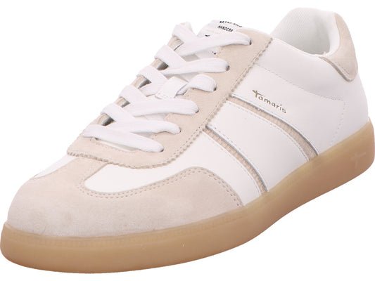 Tamaris Damen Sneaker  in weiß-bunt-kombiniert