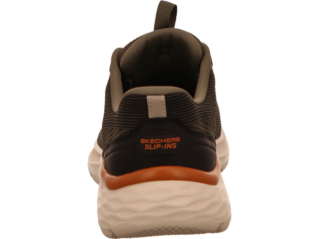 Skechers herenslipper Garner - Ellis in olijfgroen