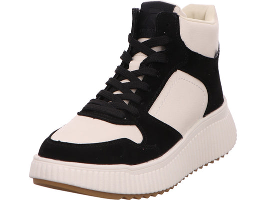 Rieker Damen Stiefel  in schwarz-bunt-kombiniert