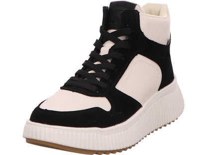 Rieker Damen Stiefel  in schwarz-bunt-kombiniert