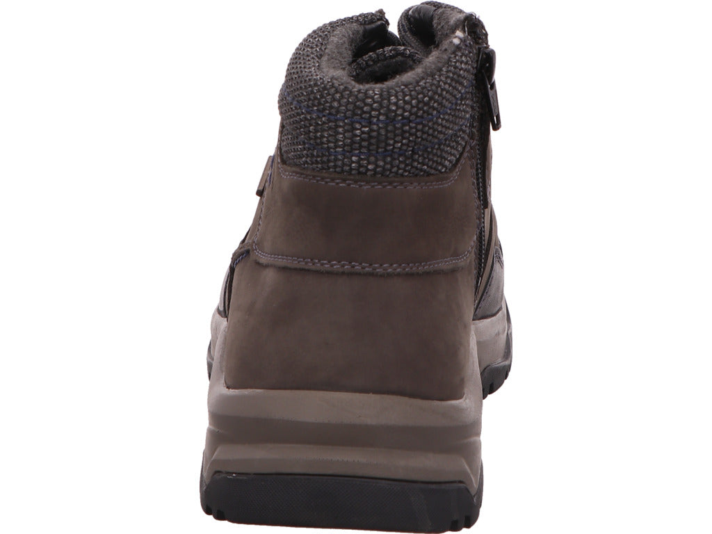 Josef Seibel Herren Stiefel Leroy 53 in grau-kombiniert