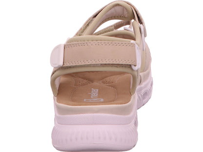 Rieker Damen Sandalette  in beige-bunt-kombiniert