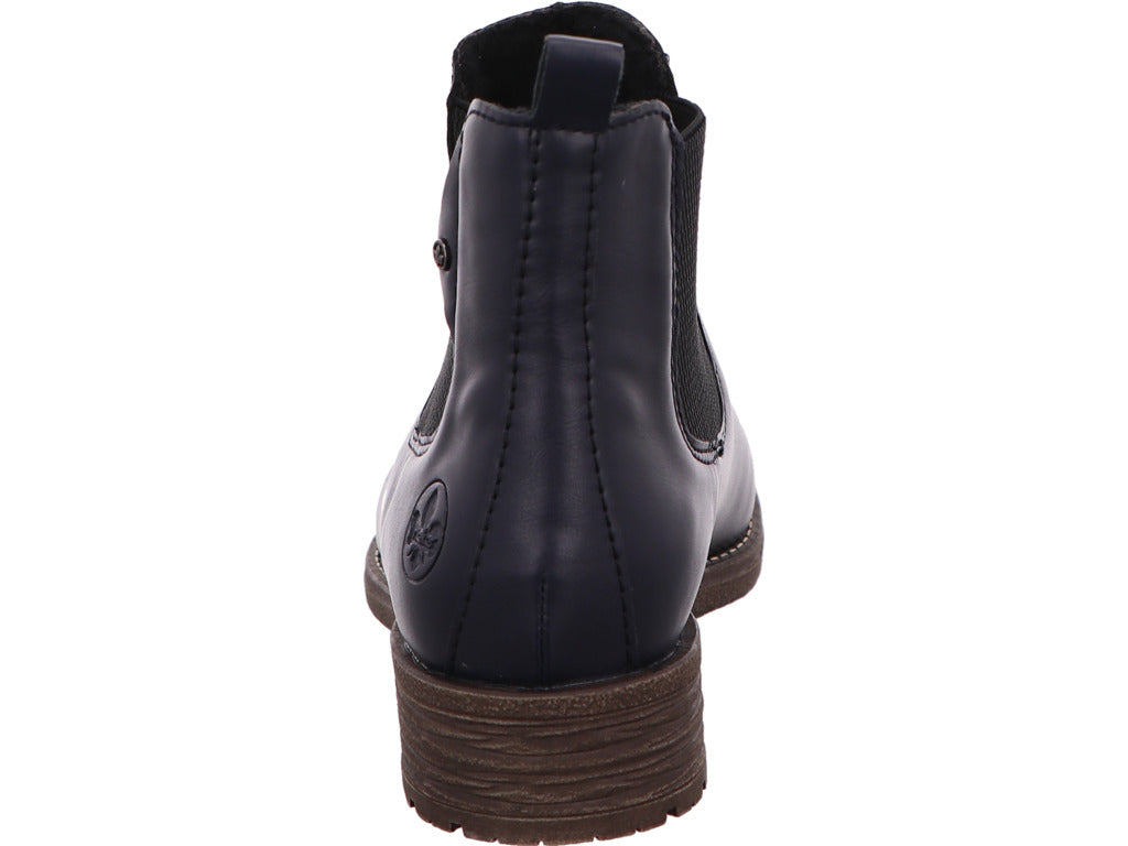 Rieker Damen Stiefel  in blau-bunt-kombiniert