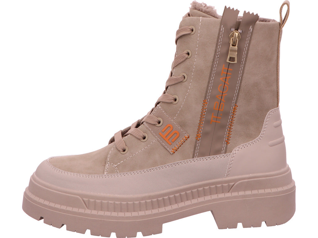 Bagatt Damen Stiefel Elin in beige-bunt-kombiniert
