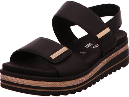 Remonte Damen Sandalette  in schwarz